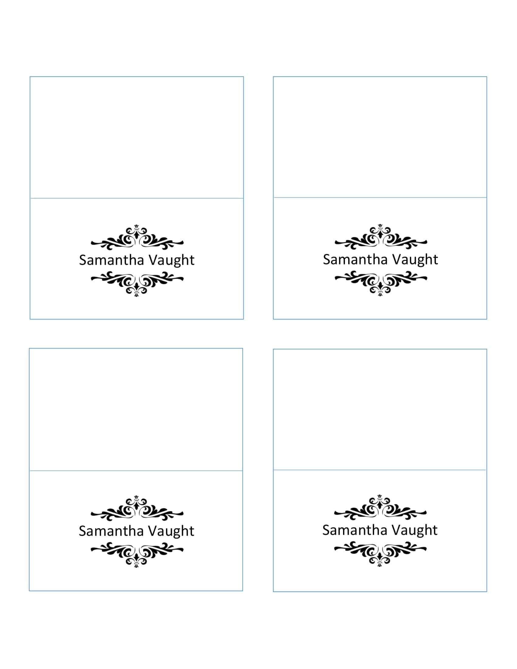 Free Printable Place Card Templates Word For Cricut Free Printable Place Card Templates Word For Cricut