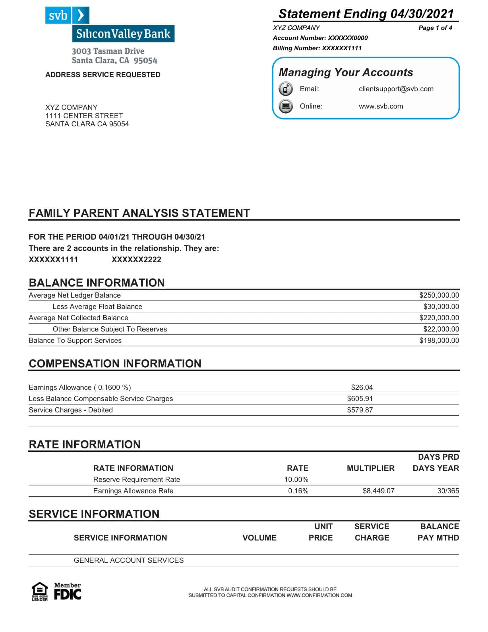 Free Printable Bank Statement Templates [Excel, Word, PDF] Generator