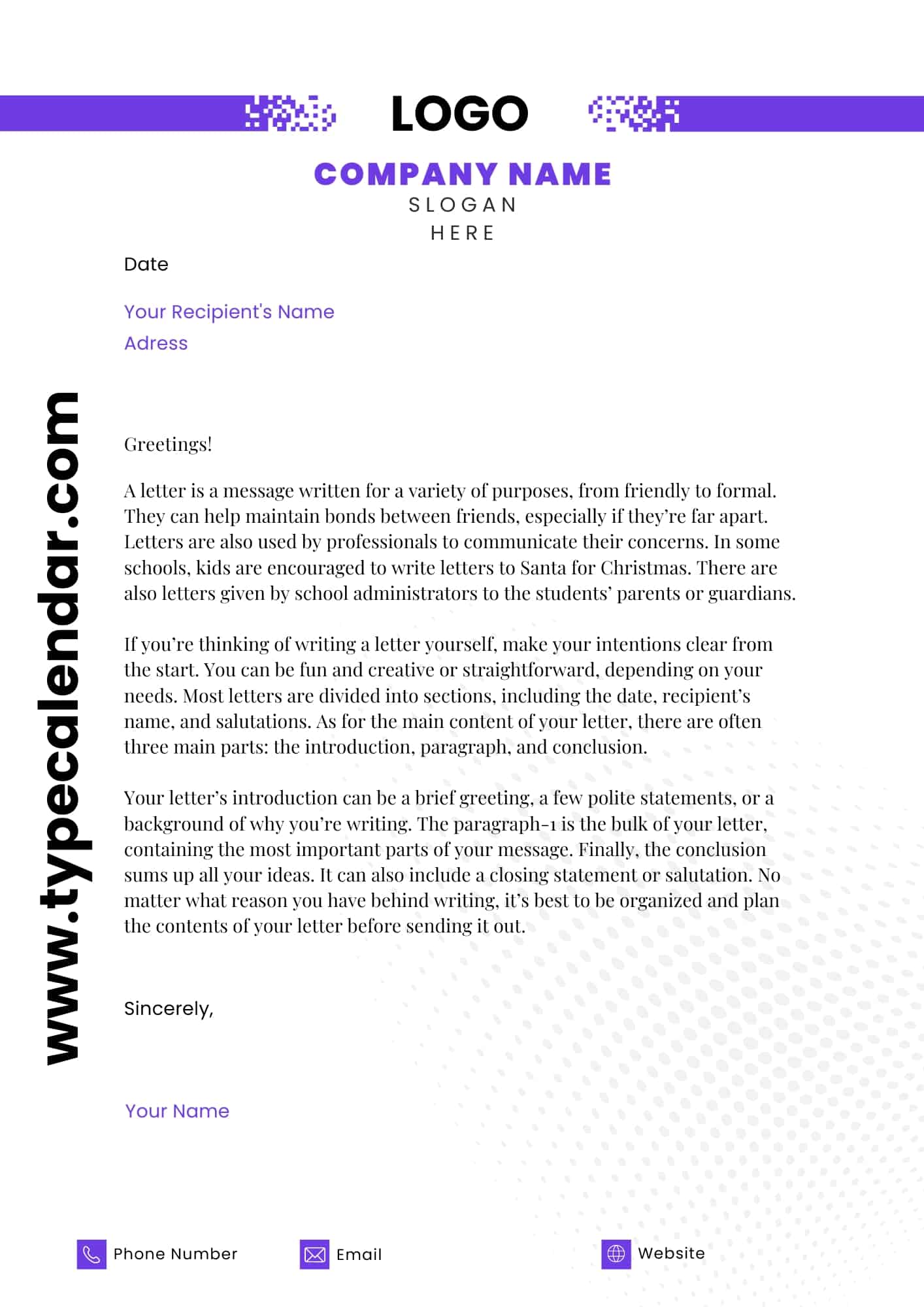 Free Printable Letterhead Templates Word PDF Blank Sample Free Printable Letterhead Templates Word PDF Blank Sample