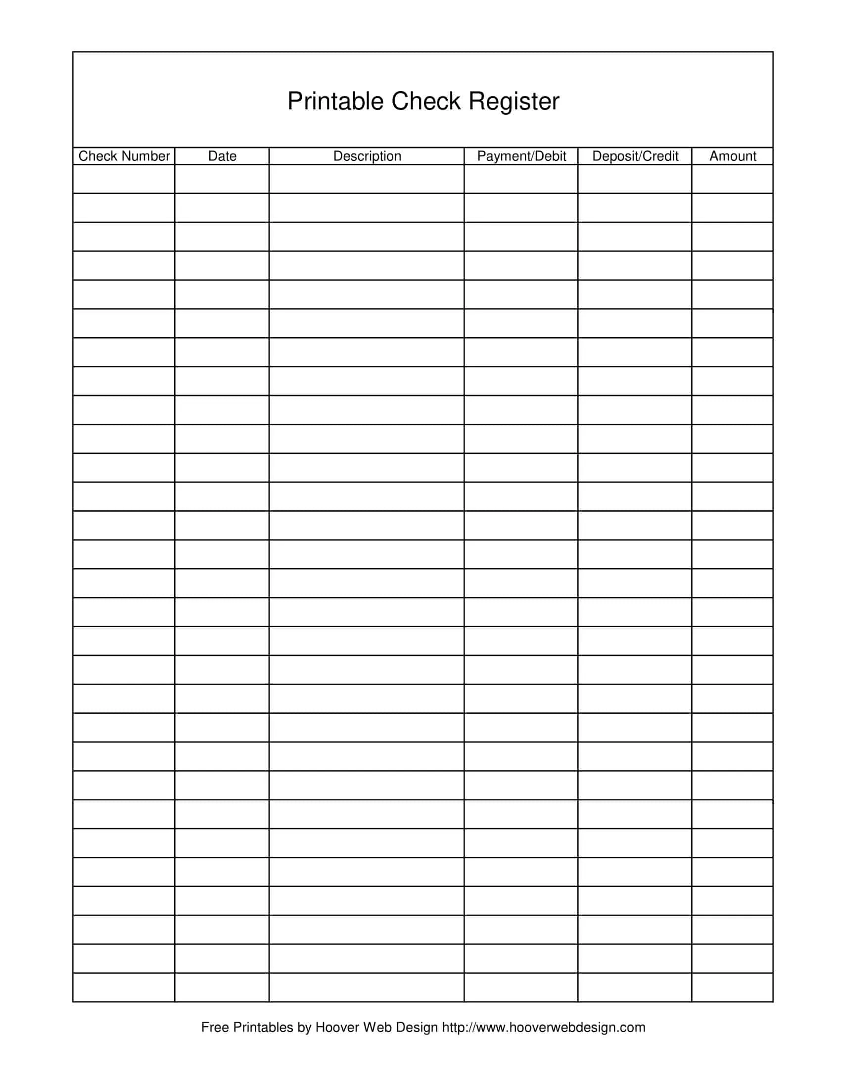 Free Printable Checkbook Register Template Take Control Of Your Finances Free Printable Checkbook Register Template Take Control Of Your Finances