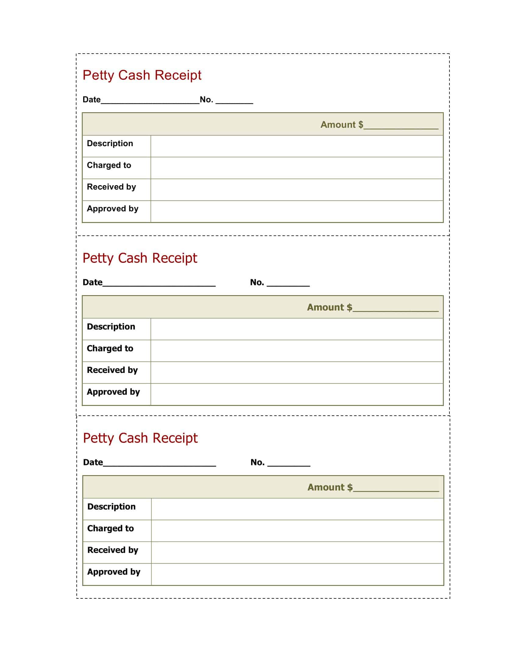 Free Printable Receipt Templates Word Excel PDF Free Printable Receipt Templates Word Excel PDF