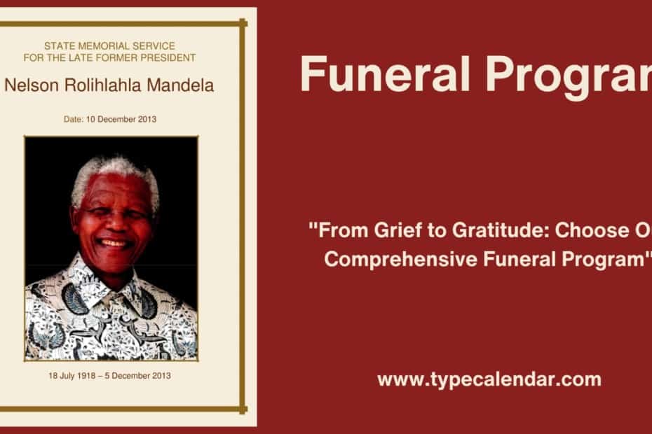 Funeral Program