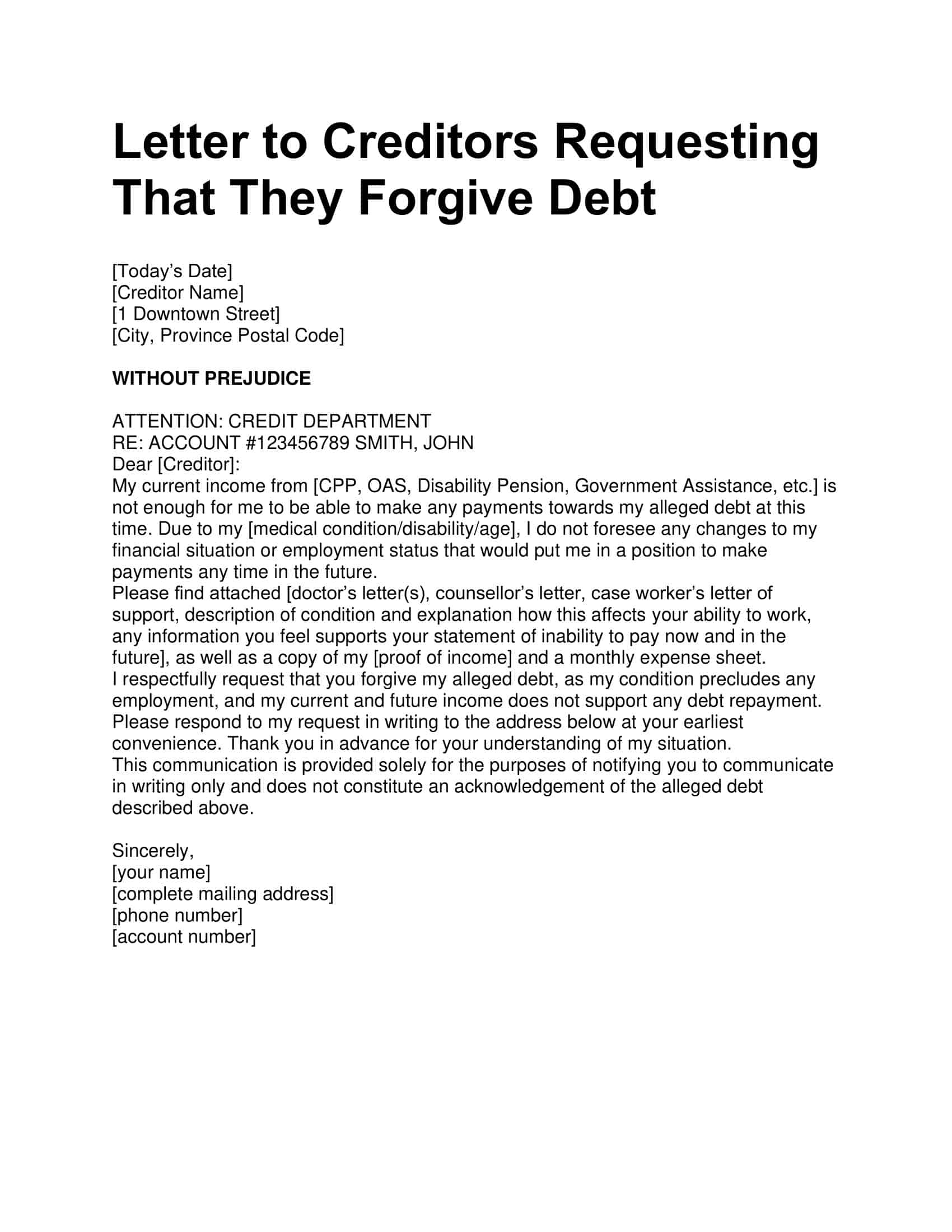 Goodwill Letter Editable Template Free Goodwill Letter Editable Template Free