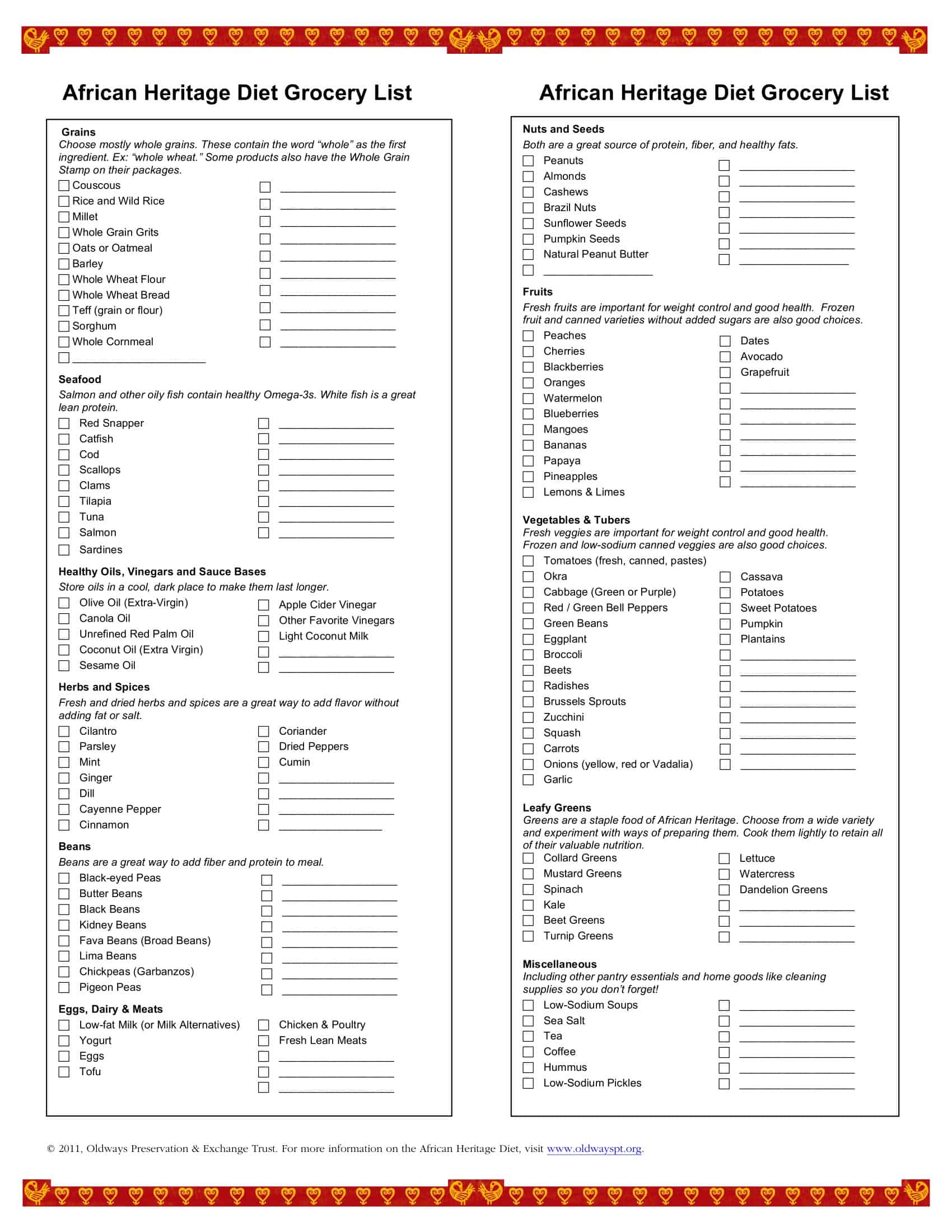 Grocery List Template Grocery List Template