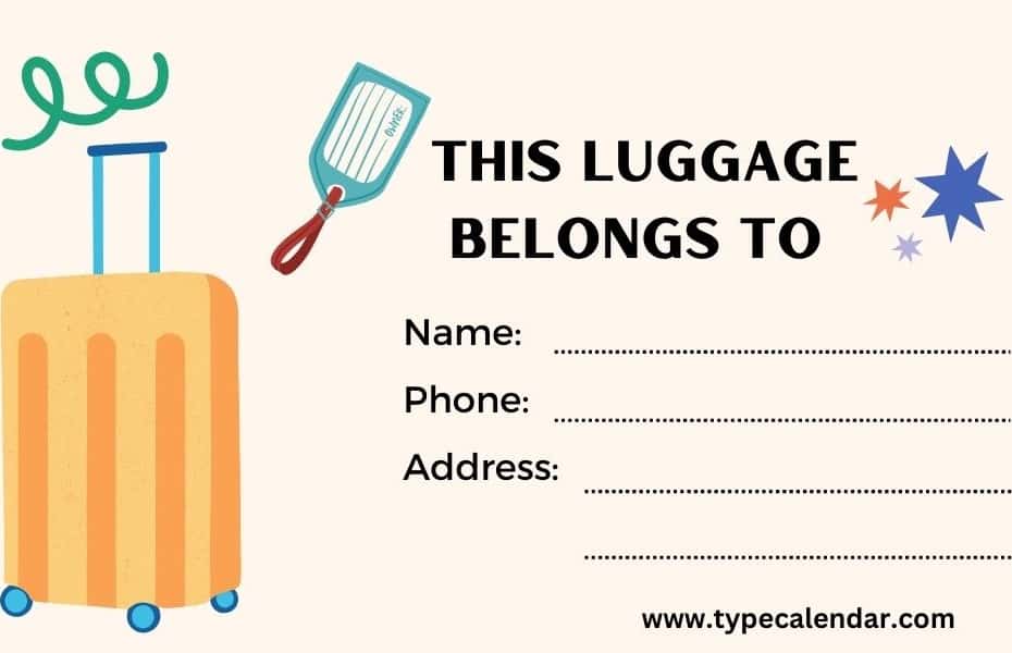 Luggage Tag