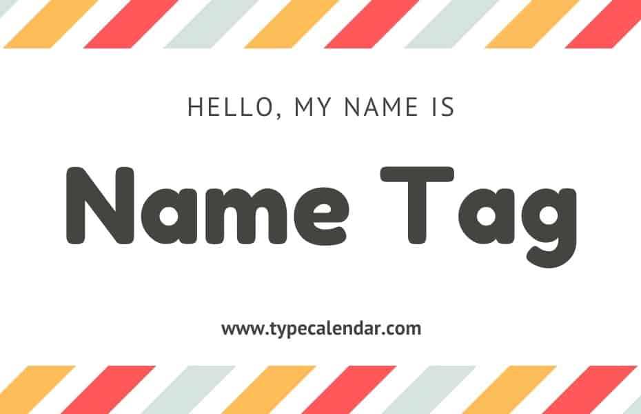 Name Tag