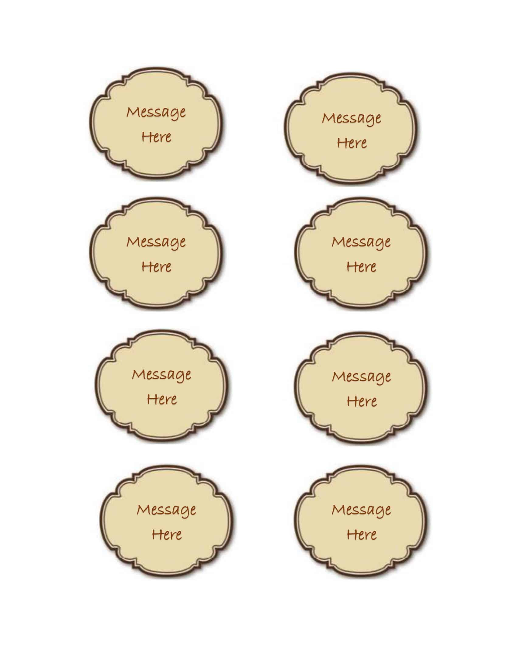 PDF Word Gift Tag PDF Word Gift Tag