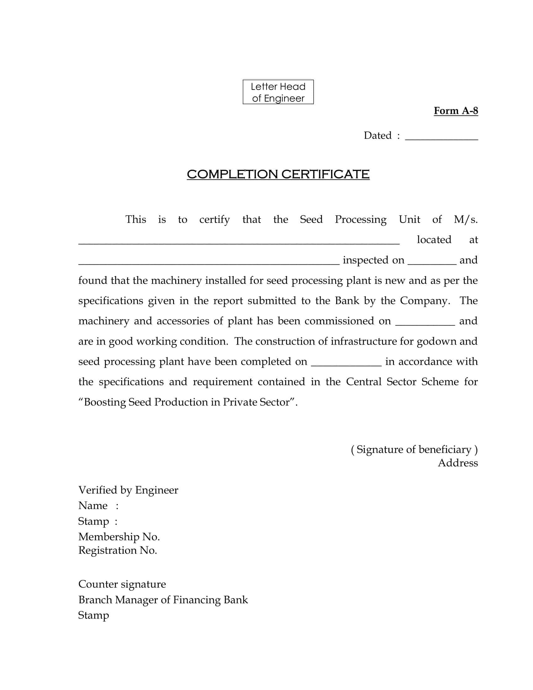 PDF Word Sample Certificate of Completion PDF Word Sample Certificate of Completion