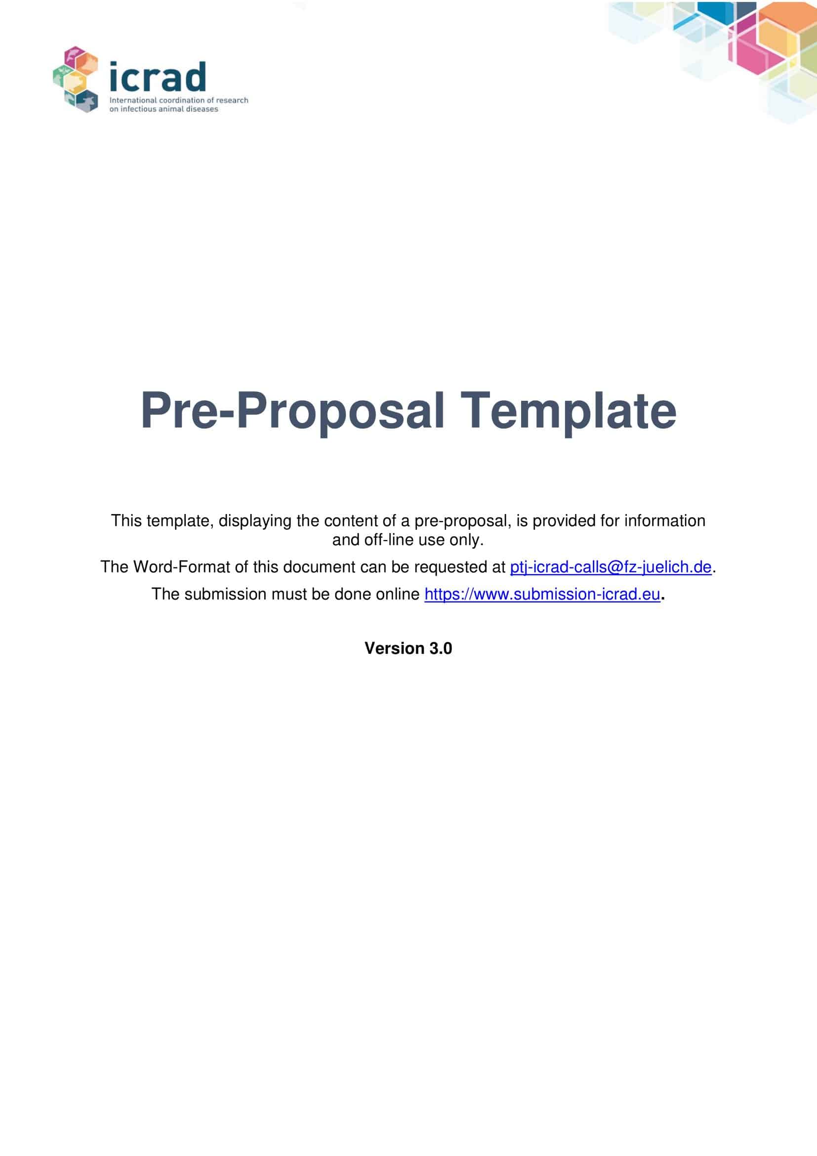 Printable Blank Project Proposal Printable Blank Project Proposal