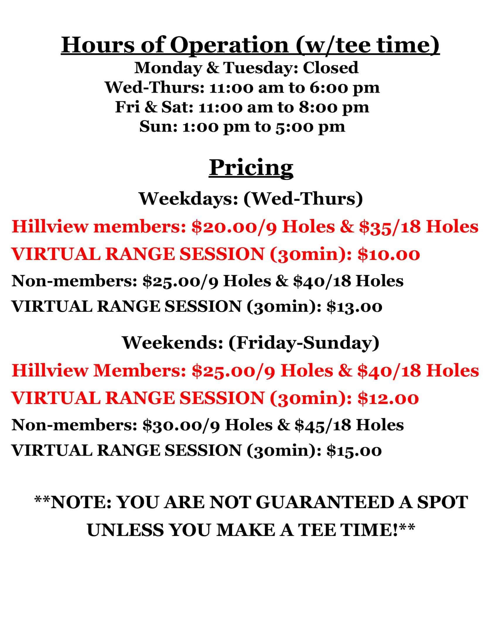 Printable Business Hours Template Free Printable Business Hours Template Free