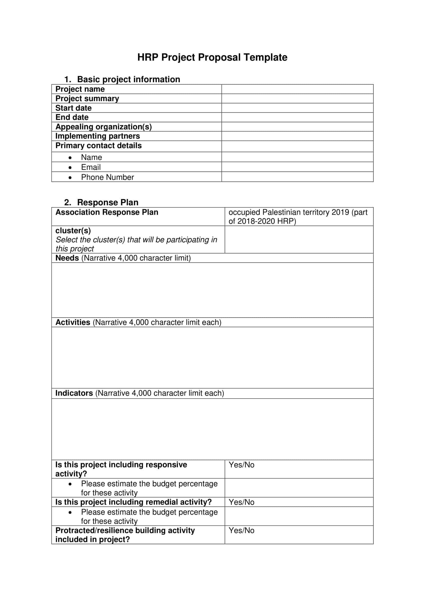 Project Proposal Example Project Proposal Example