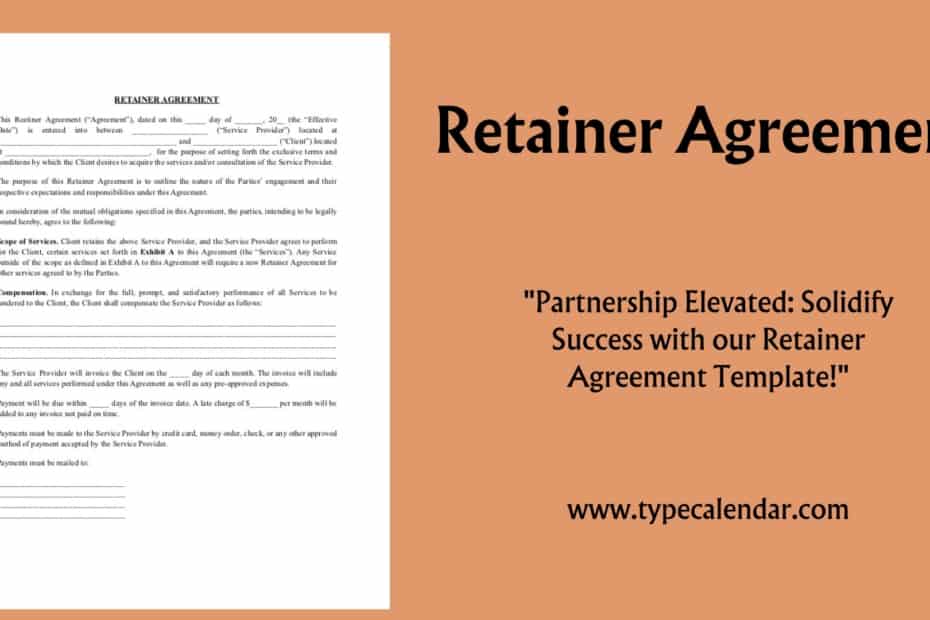 Retainer Agreement