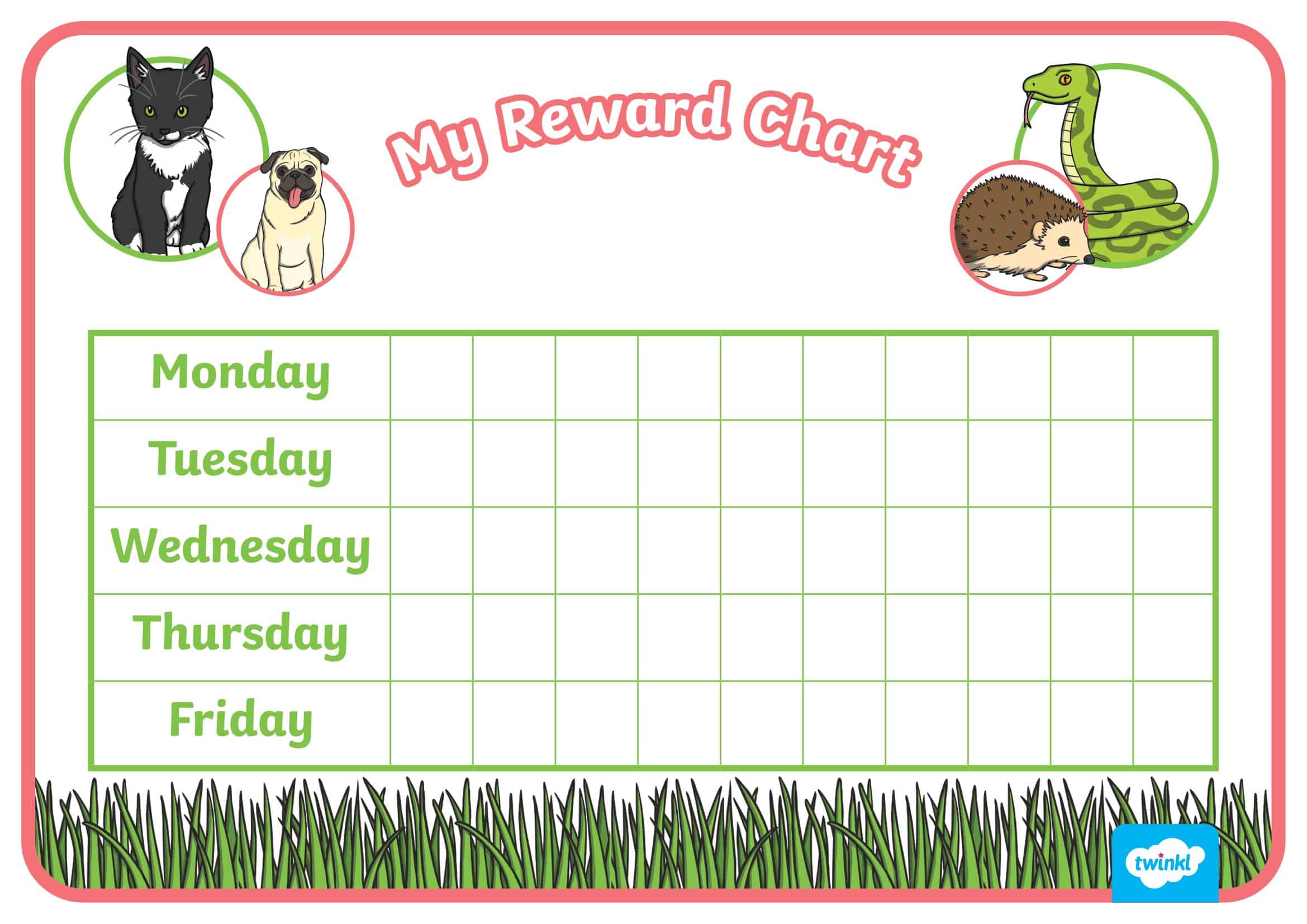 Reward Chart Template Download Reward Chart Template Download