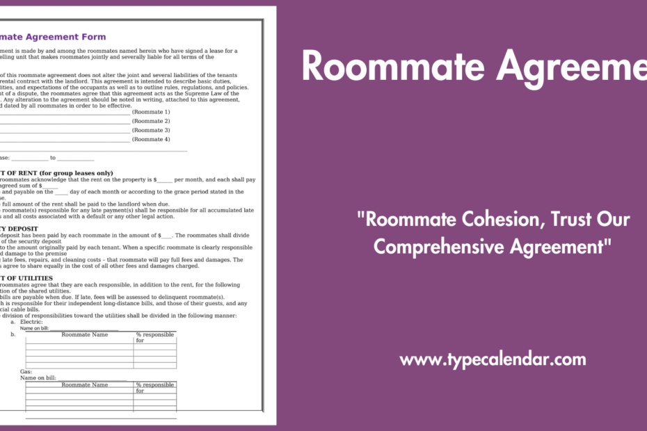 Roommate Agreement
