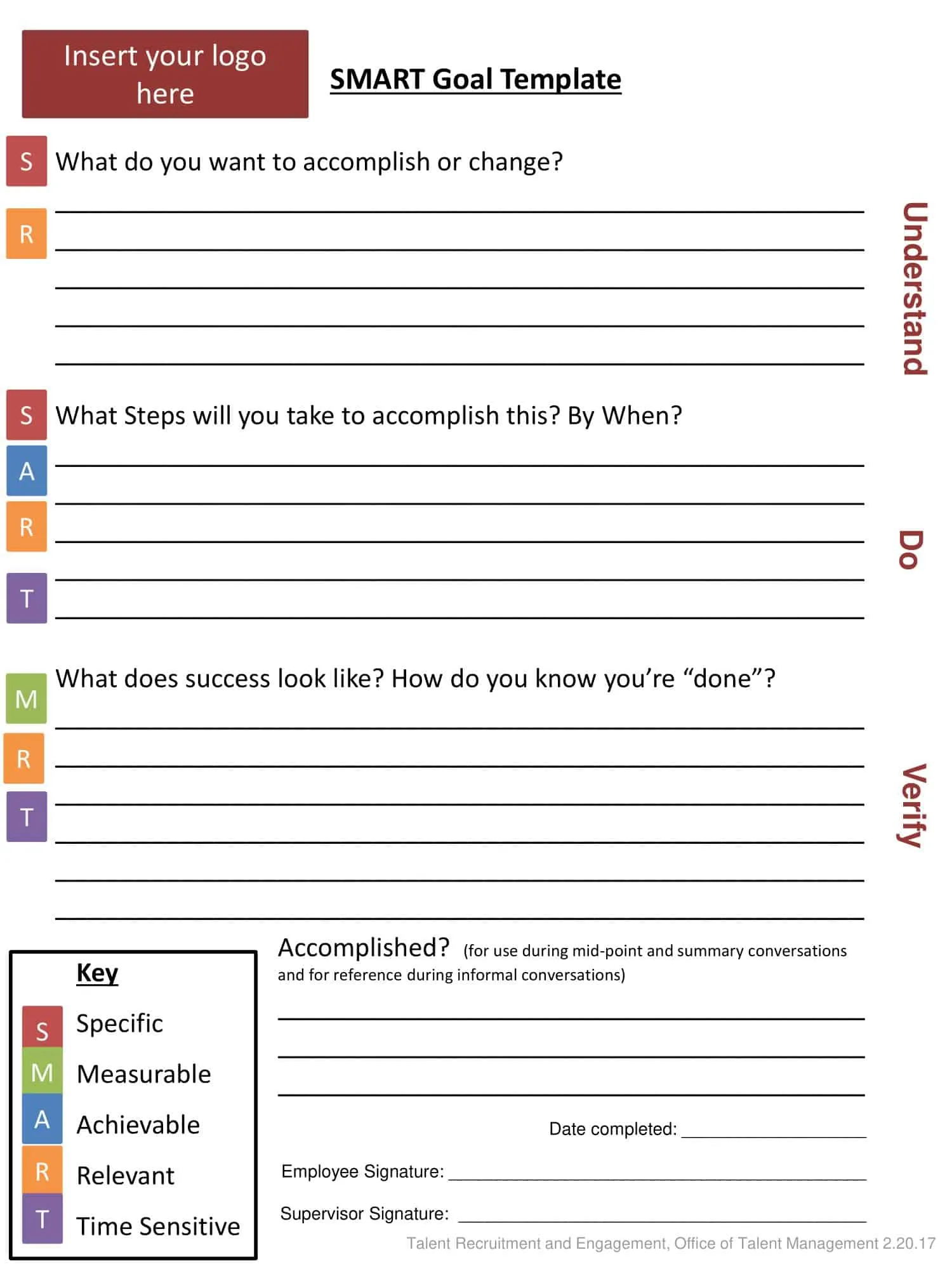 SMART Goals Worksheet Blank Template SMART Goals Worksheet Blank Template