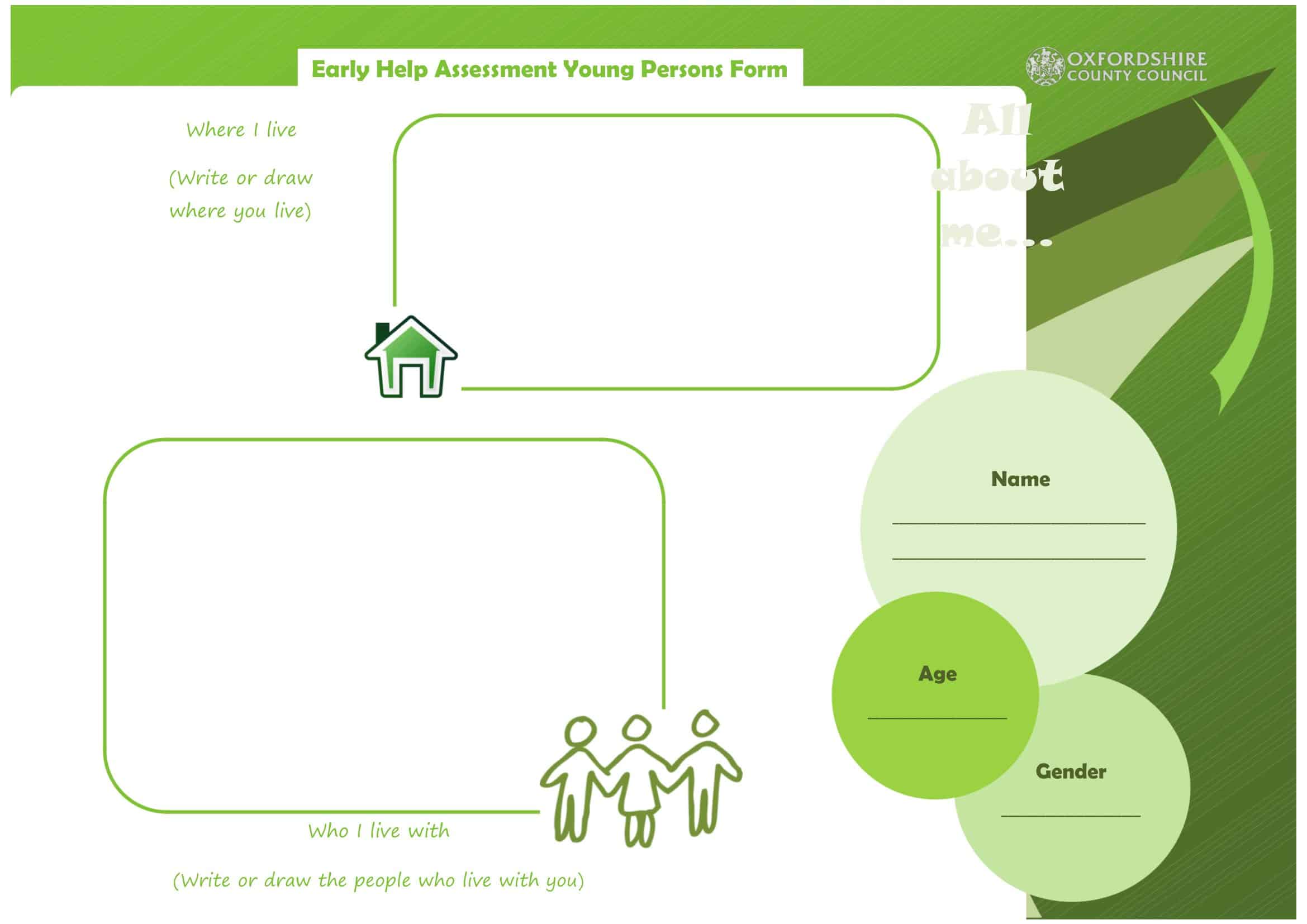Sample All About Me Worksheet Sample All About Me Worksheet