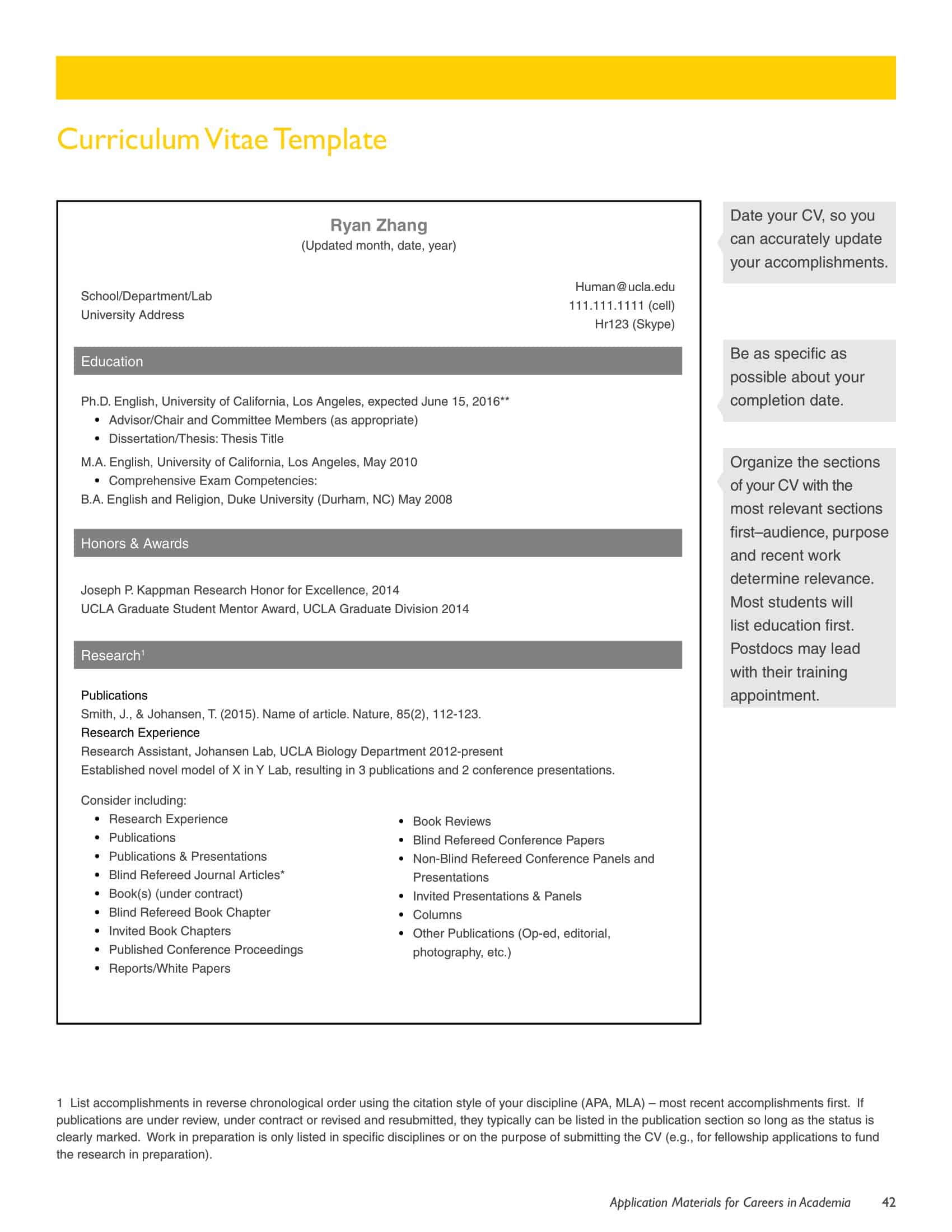 Sample Curriculum Vitae Simple Sample Curriculum Vitae Simple