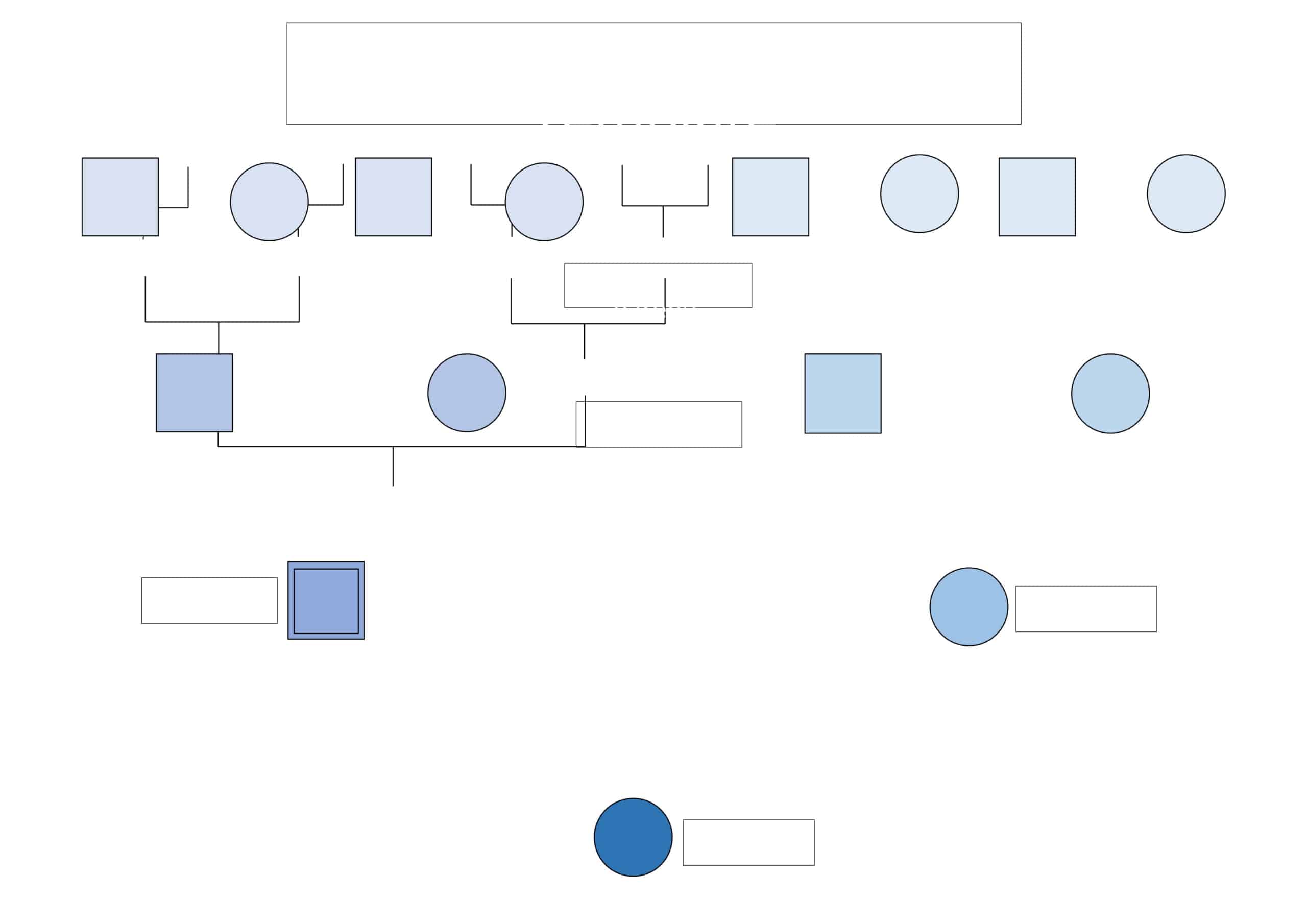 Free Printable Genogram Templates [Excel, Word, PDF]
