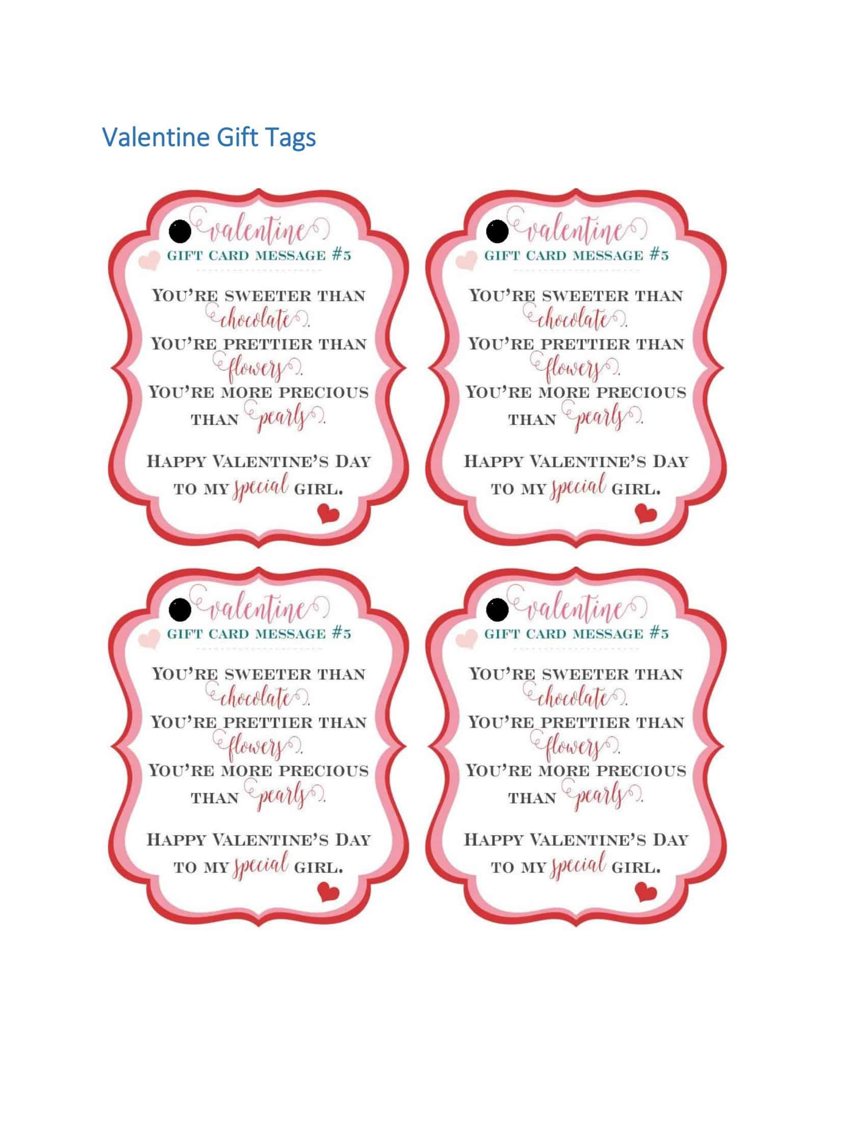 Sample Gift Tag Template Sample Gift Tag Template