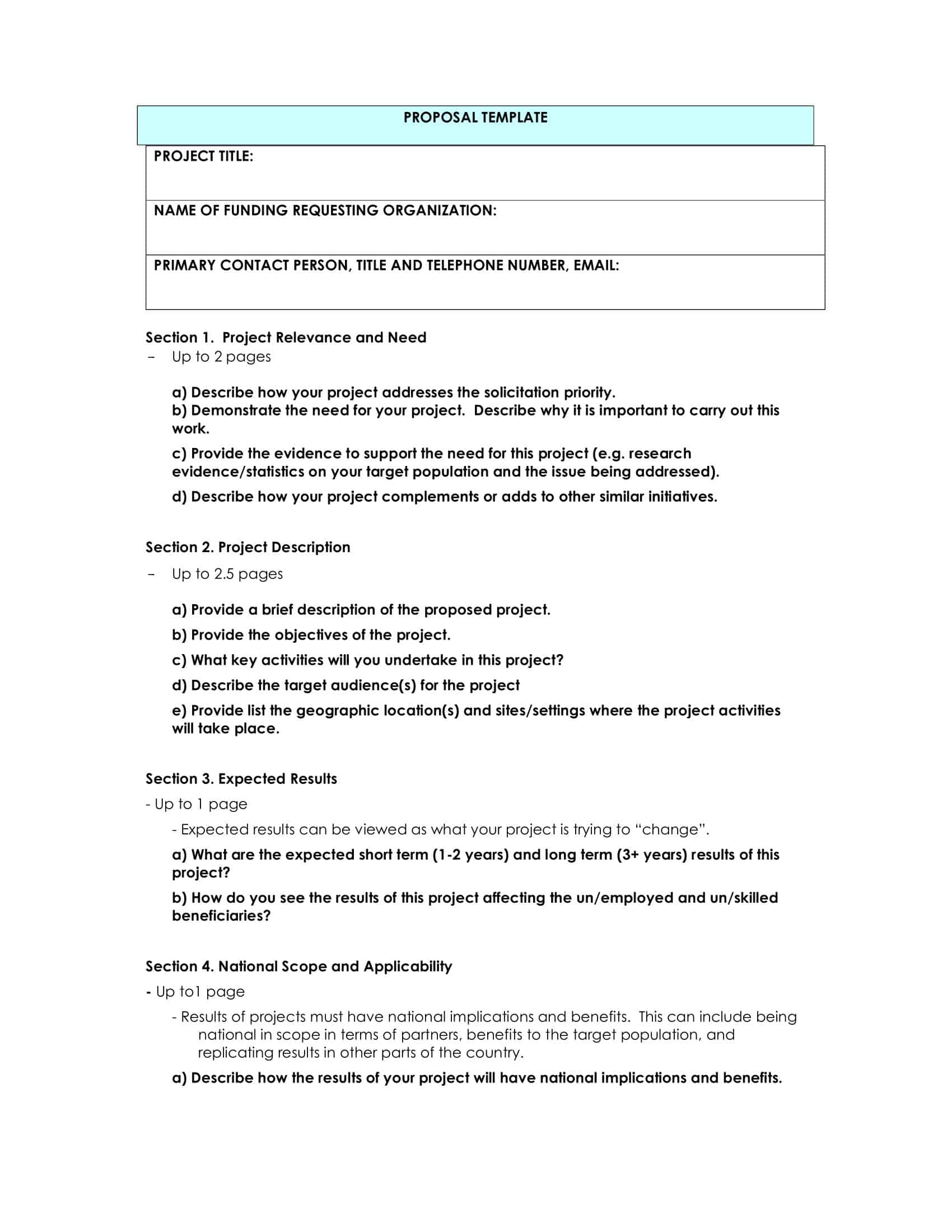 Sample Project Proposal Sample Project Proposal