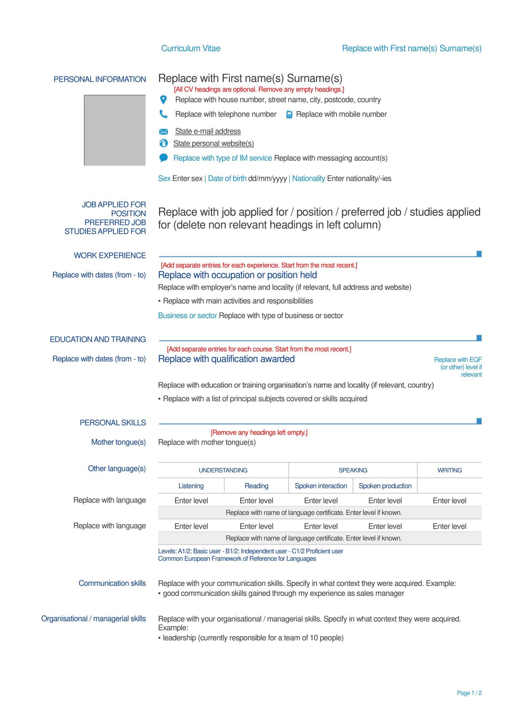 Simple Curriculum Vitae Simple Curriculum Vitae