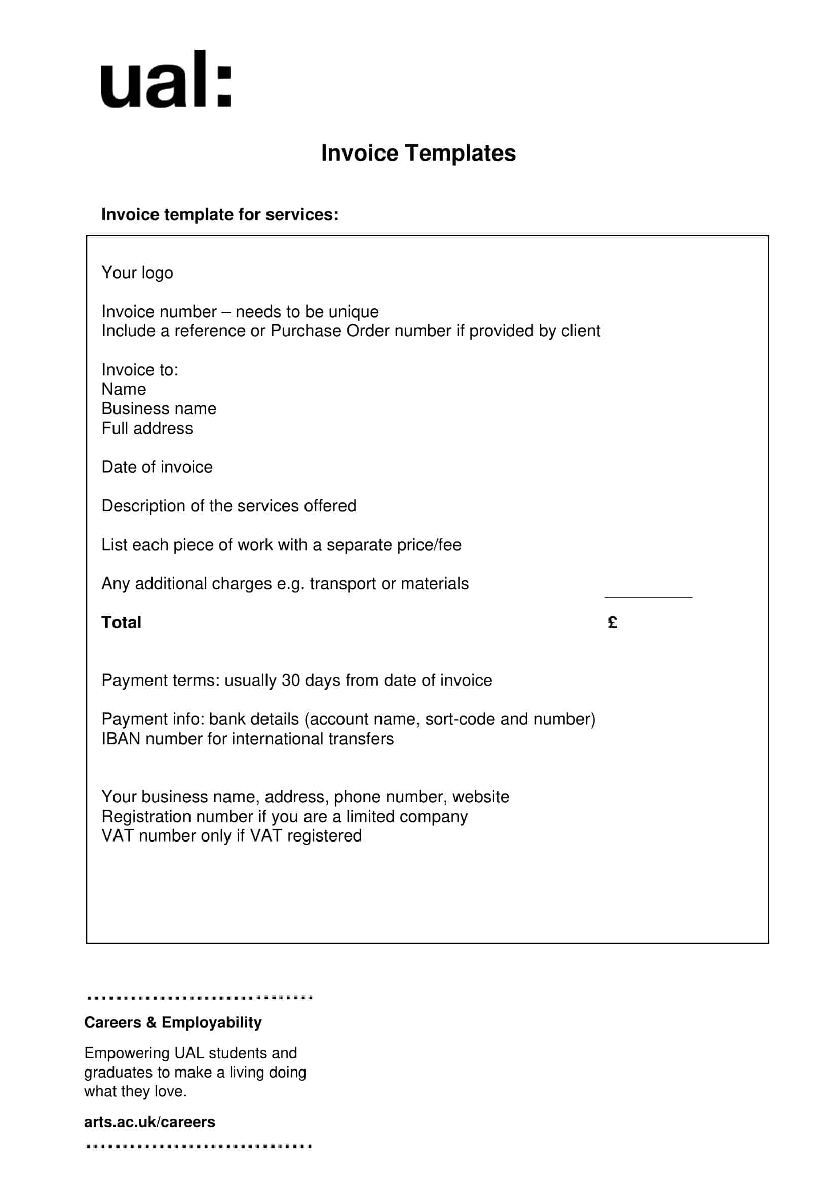 Simple Invoice Template Simple Invoice Template