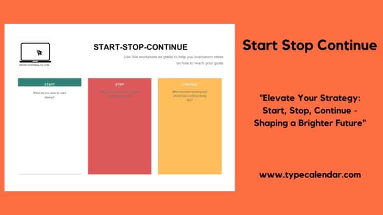 Free Printable Start-Stop-Continue Templates [PDF, Word, Excel]