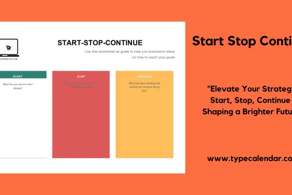 Start Stop Continue