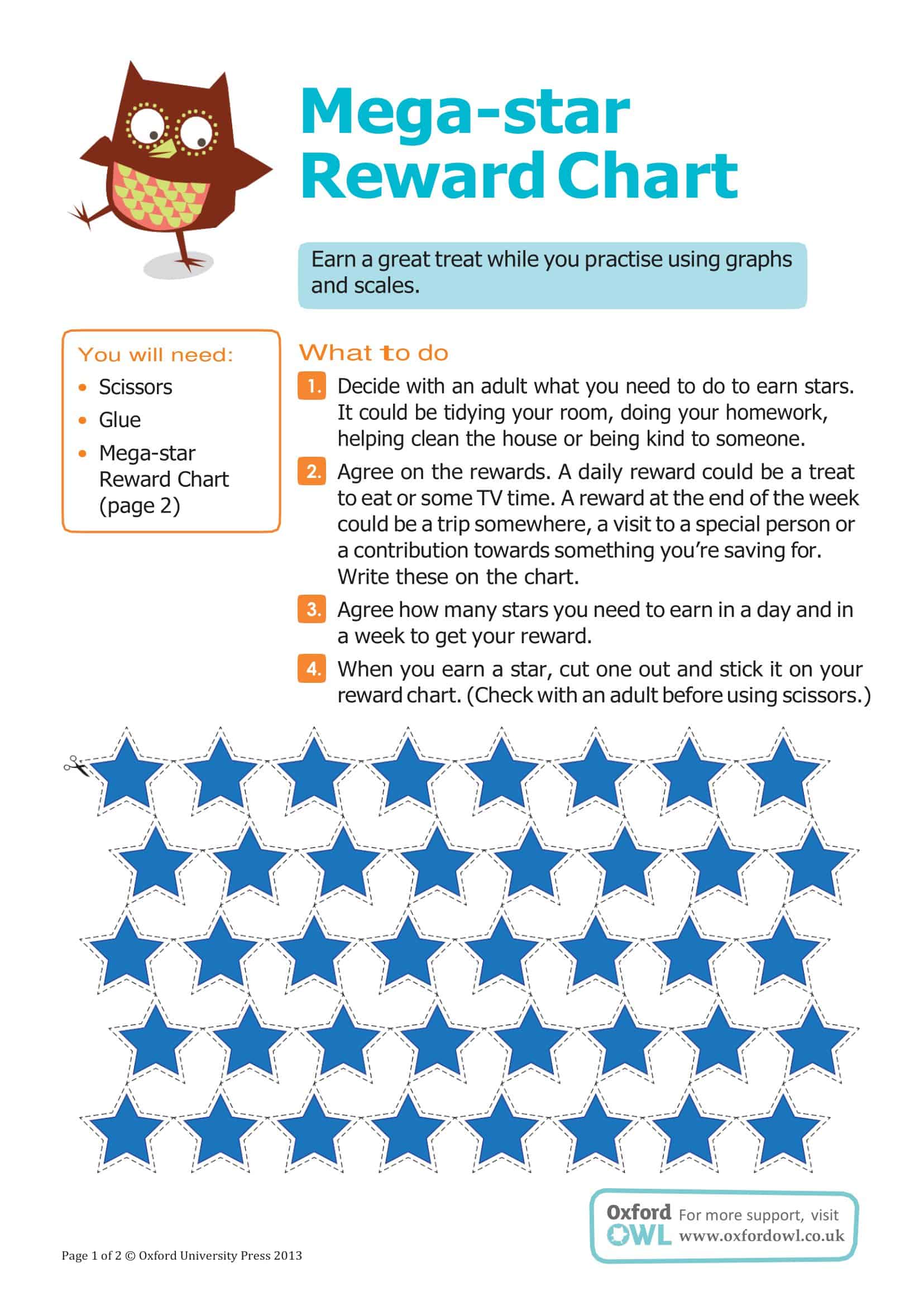 Template for Reward Chart Template for Reward Chart