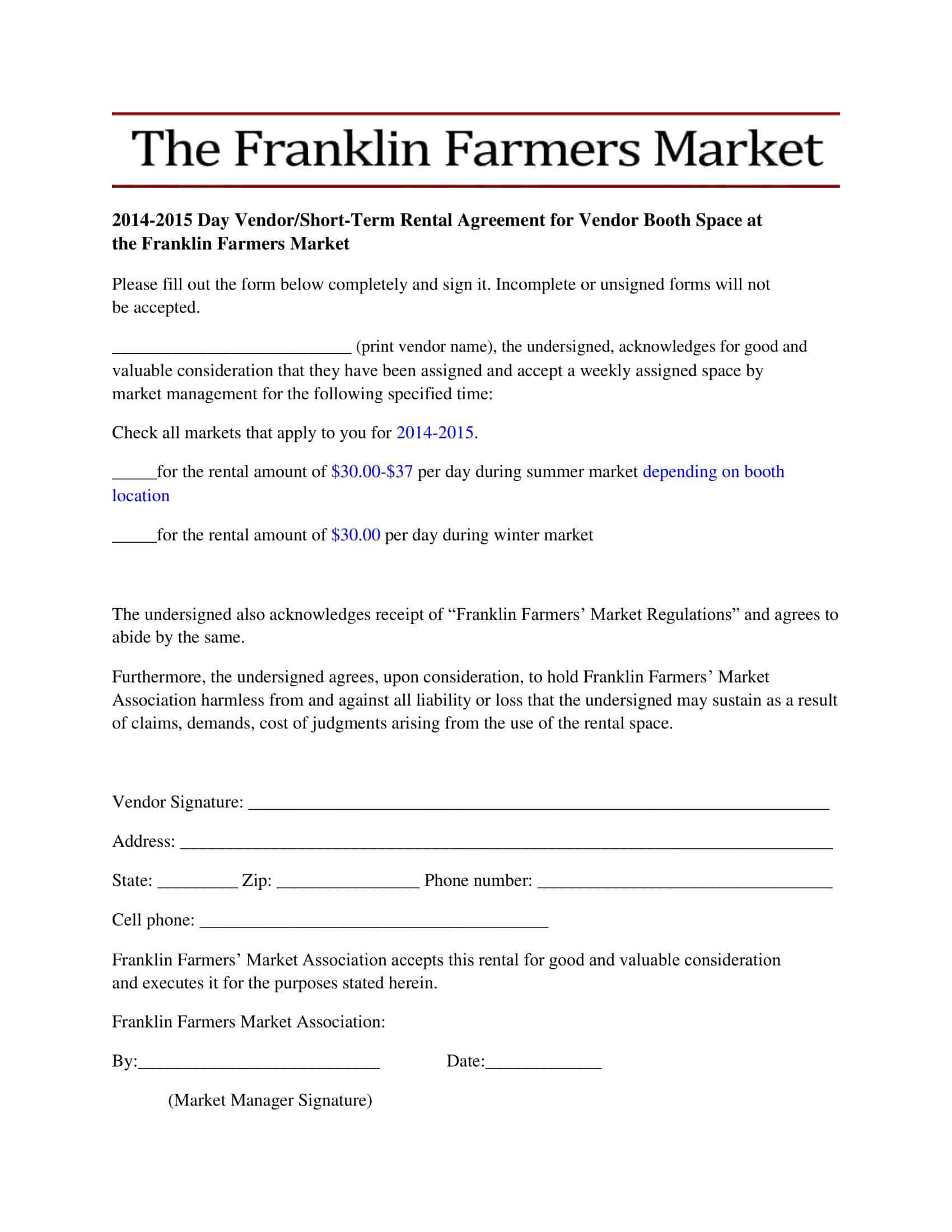 Transparent Short Term Rental Agreement PDF Transparent Short Term Rental Agreement PDF