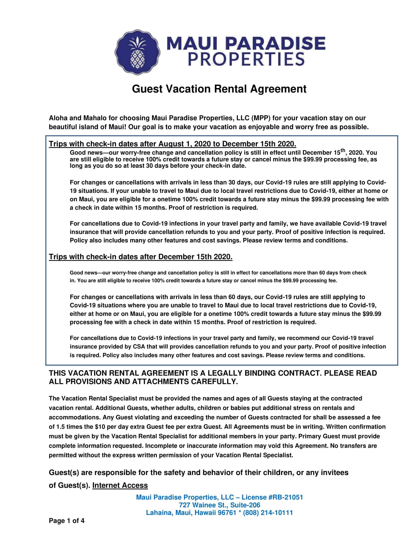 Trustworthy Vacation Rental Agreement Word Trustworthy Vacation Rental Agreement Word