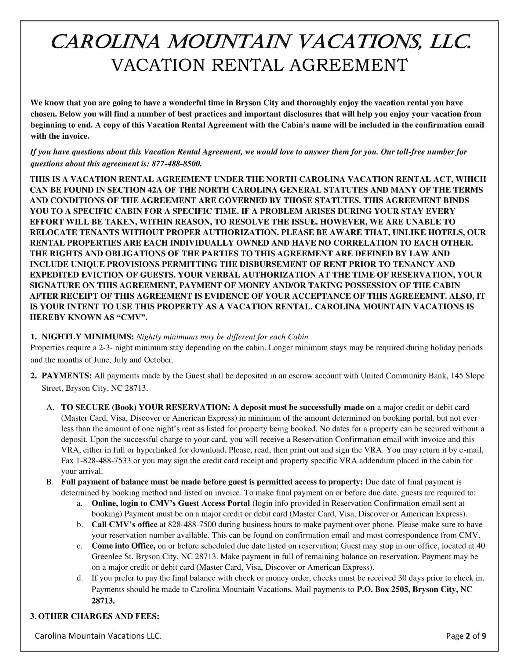 User-Intuitive Vacation Rental Agreement PDF User-Intuitive Vacation Rental Agreement PDF