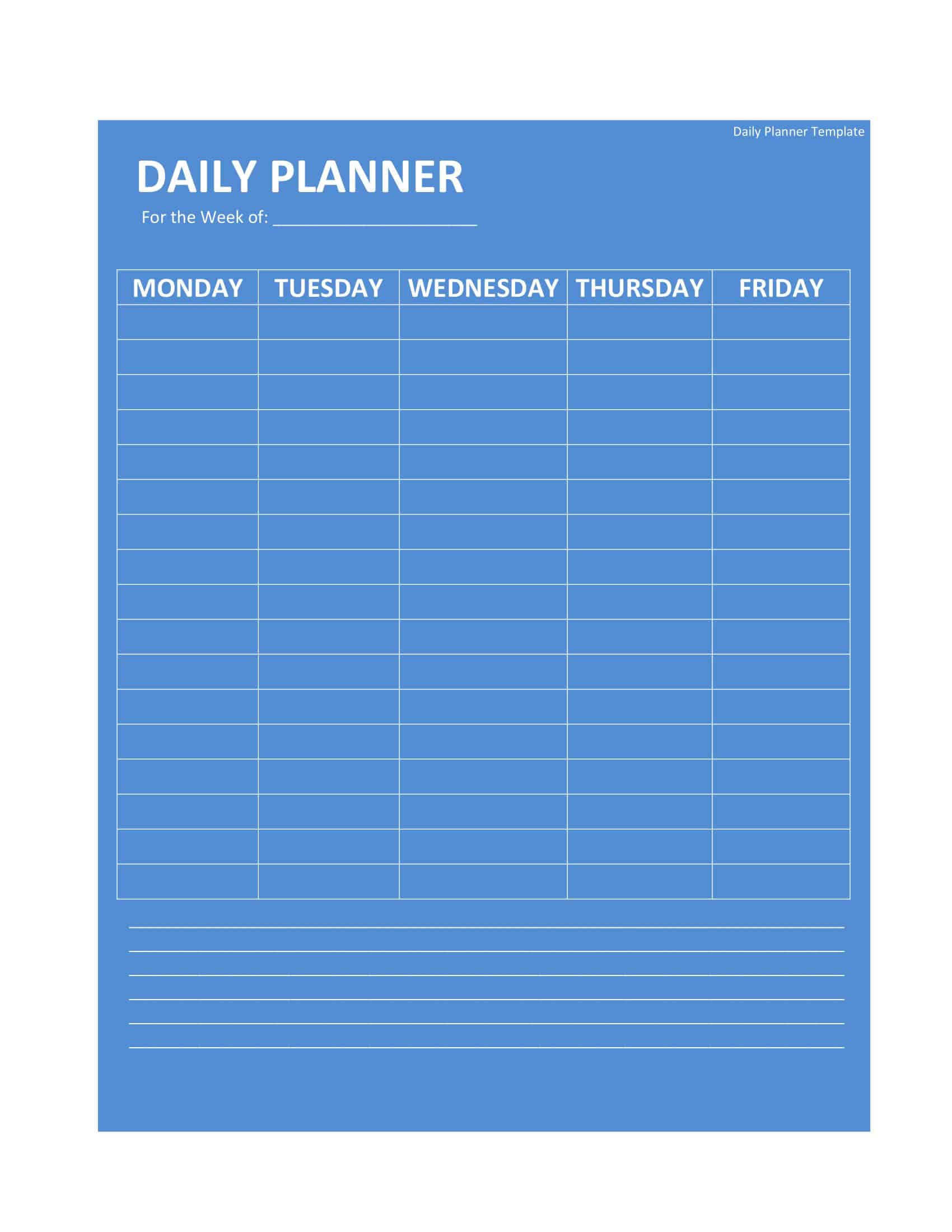 Word Download Daily Planner Word Download Daily Planner