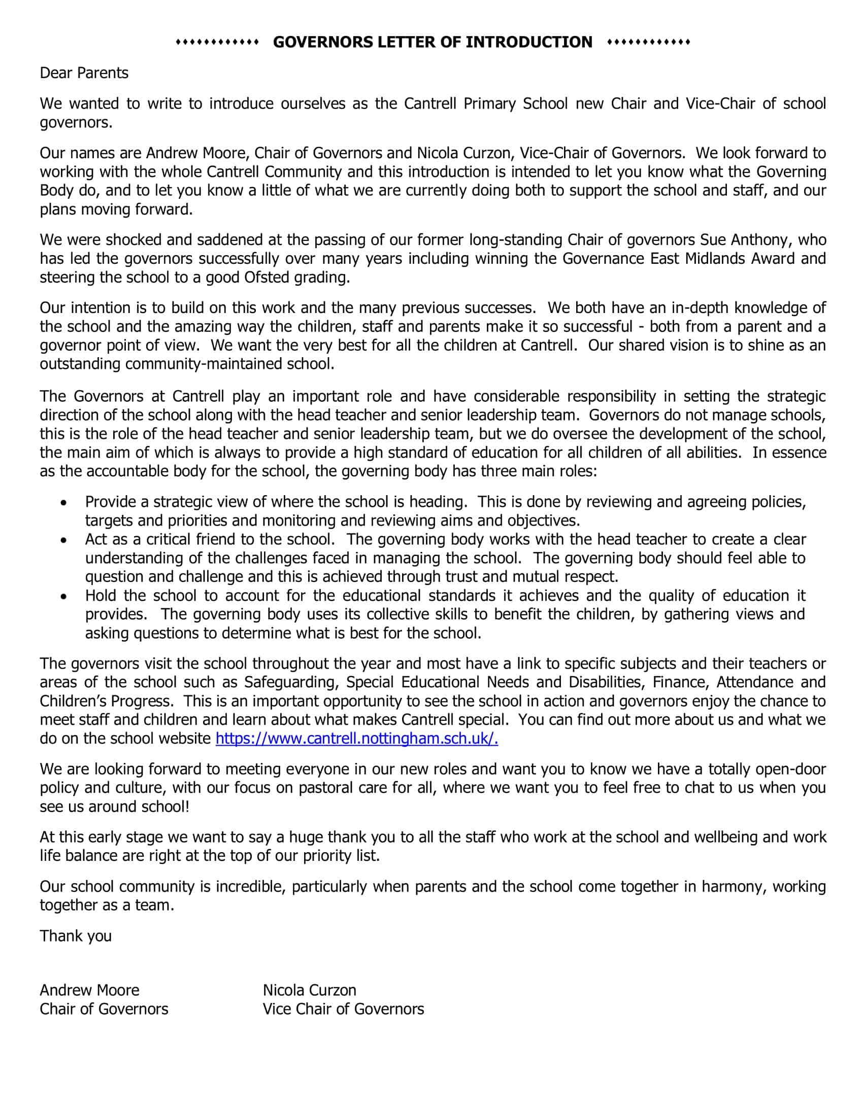 Word Letter of Introduction Template Word Letter of Introduction Template