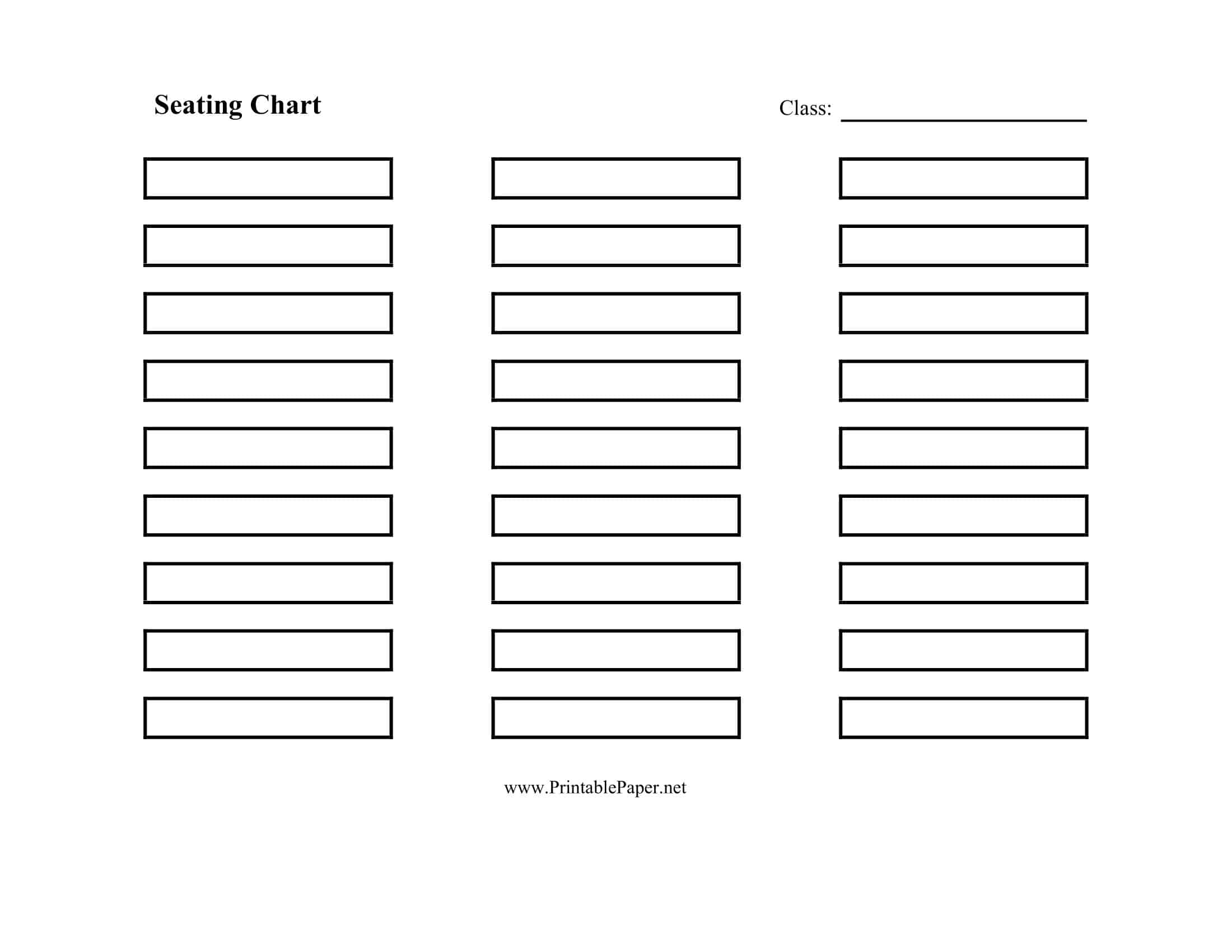 Word Seating Chart Download Word Seating Chart Download