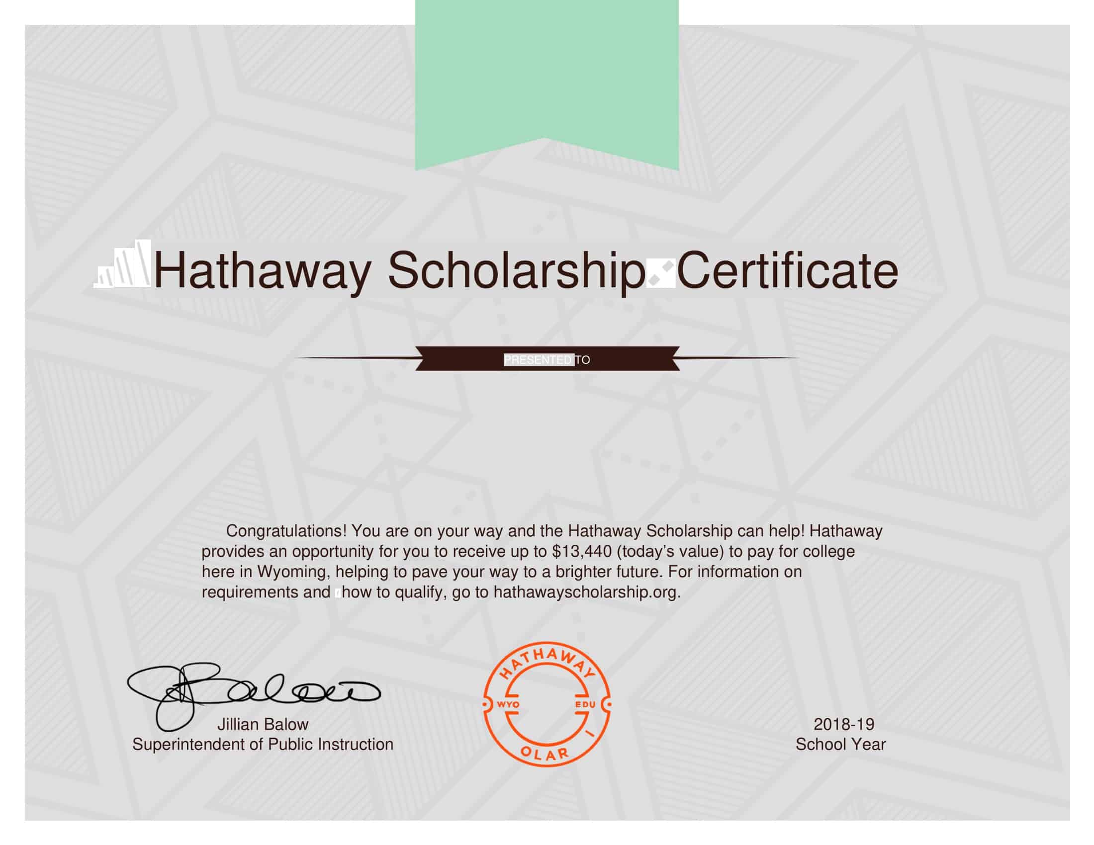 Word Template for Editable Scholarship Certificate Word Template for Editable Scholarship Certificate