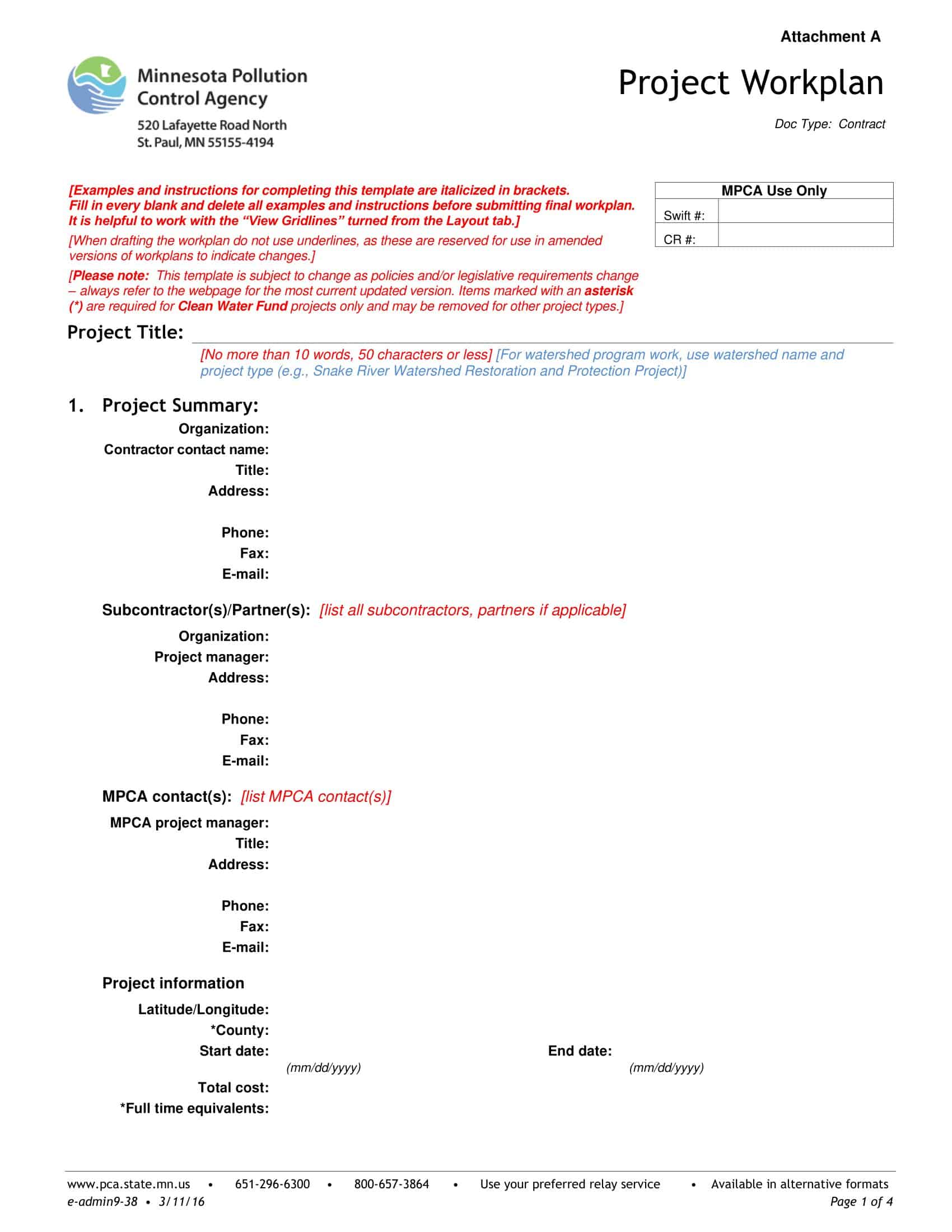 Work Plan Template Example Work Plan Template Example