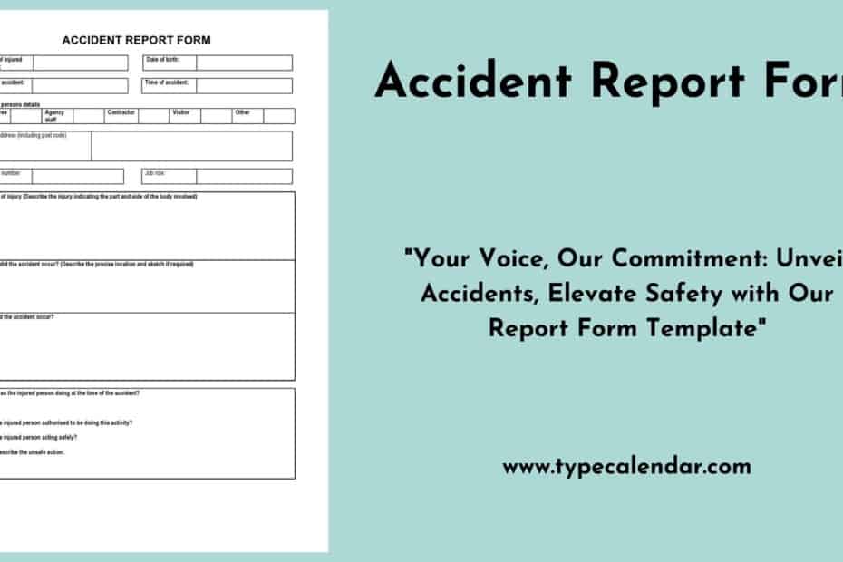 Accident Report Form