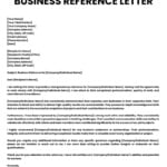Business Reference Letter