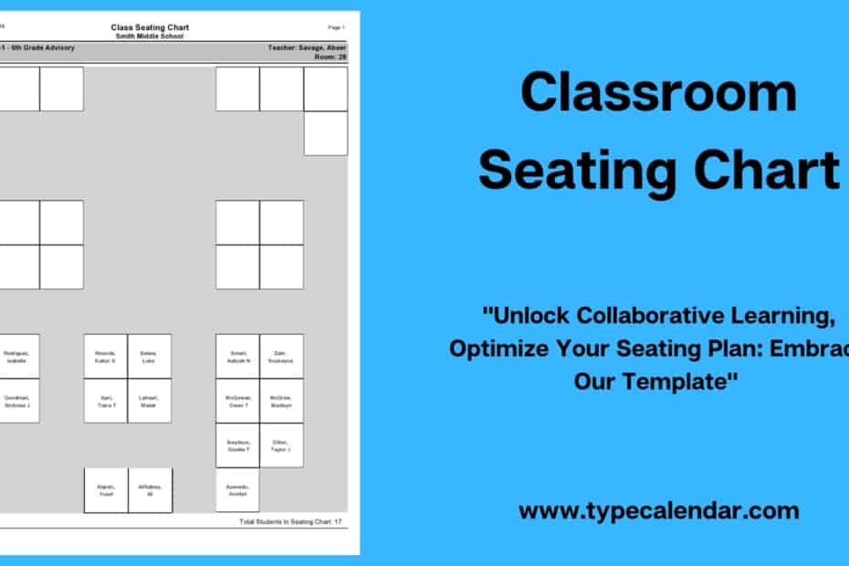 Classroom Seating Chart