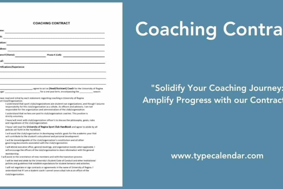 Coaching Contract