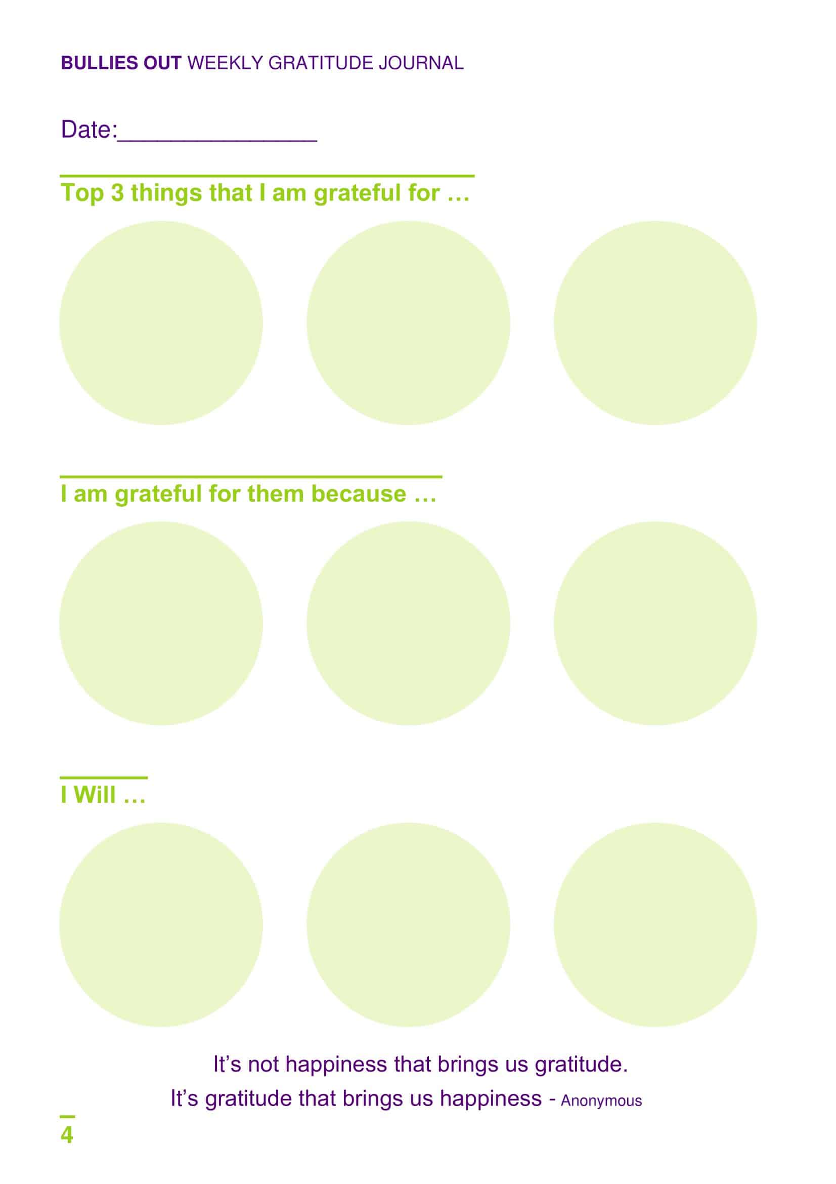 Download Gratitude Journal Word Download Gratitude Journal Word