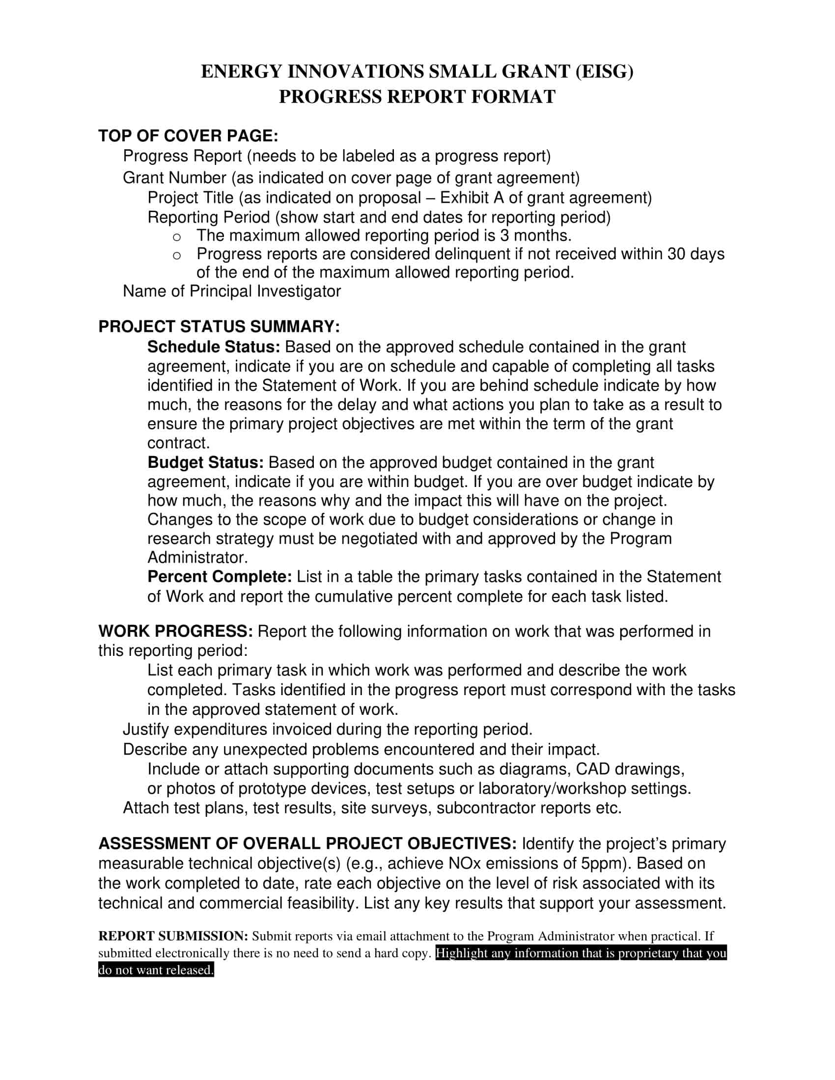 Free Printable Progress Report Templates Word Excel PDF free-printable-progress-report-templates-word-excel-pdf