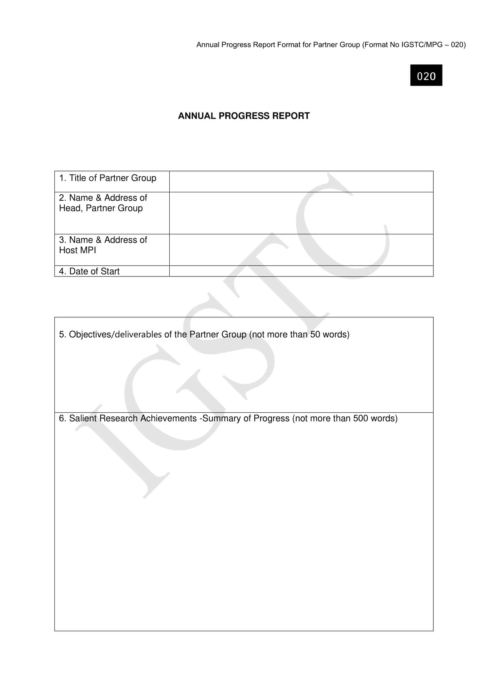 Free Printable Progress Report Templates [Word, Excel, PDF]
