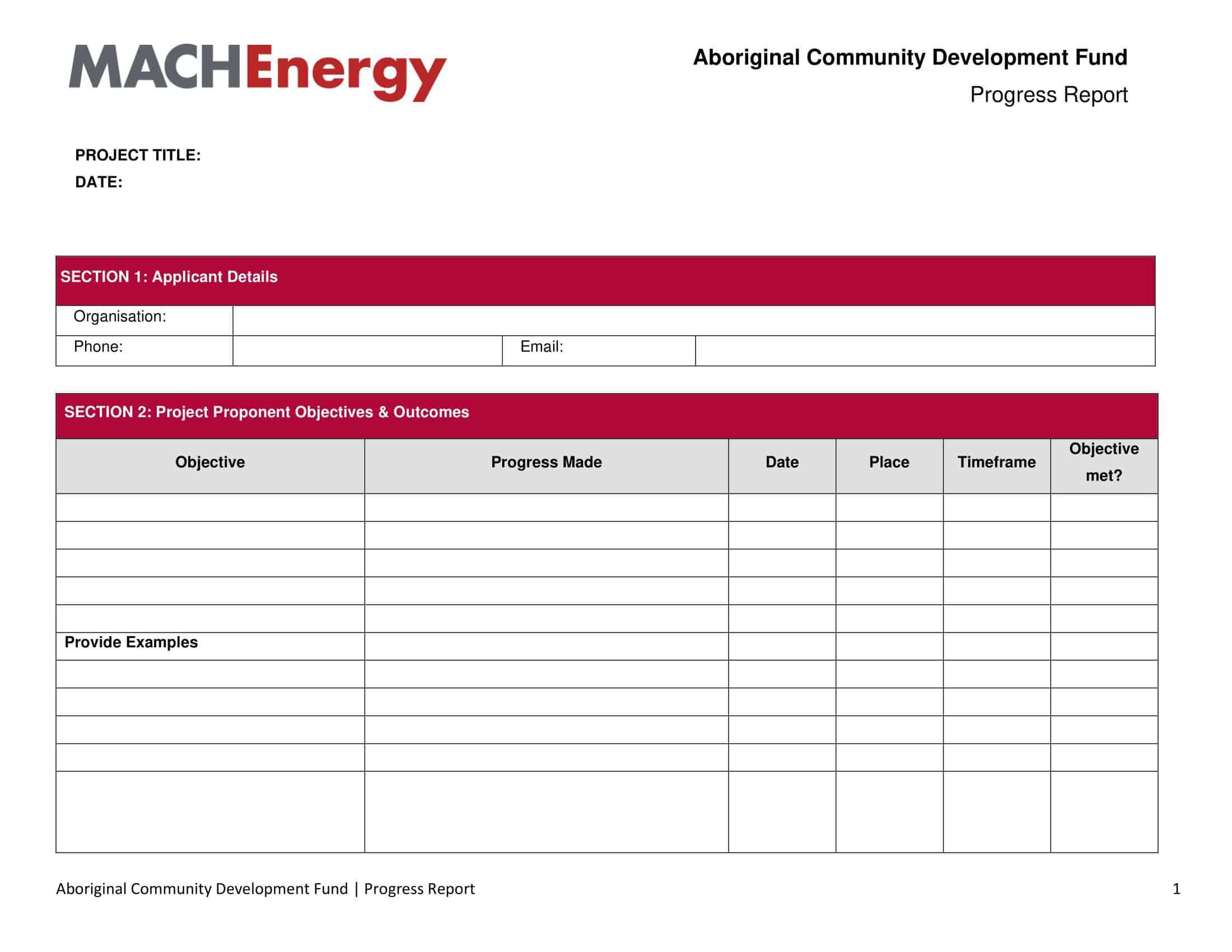 Free Printable Progress Report Templates [Word, Excel, PDF]