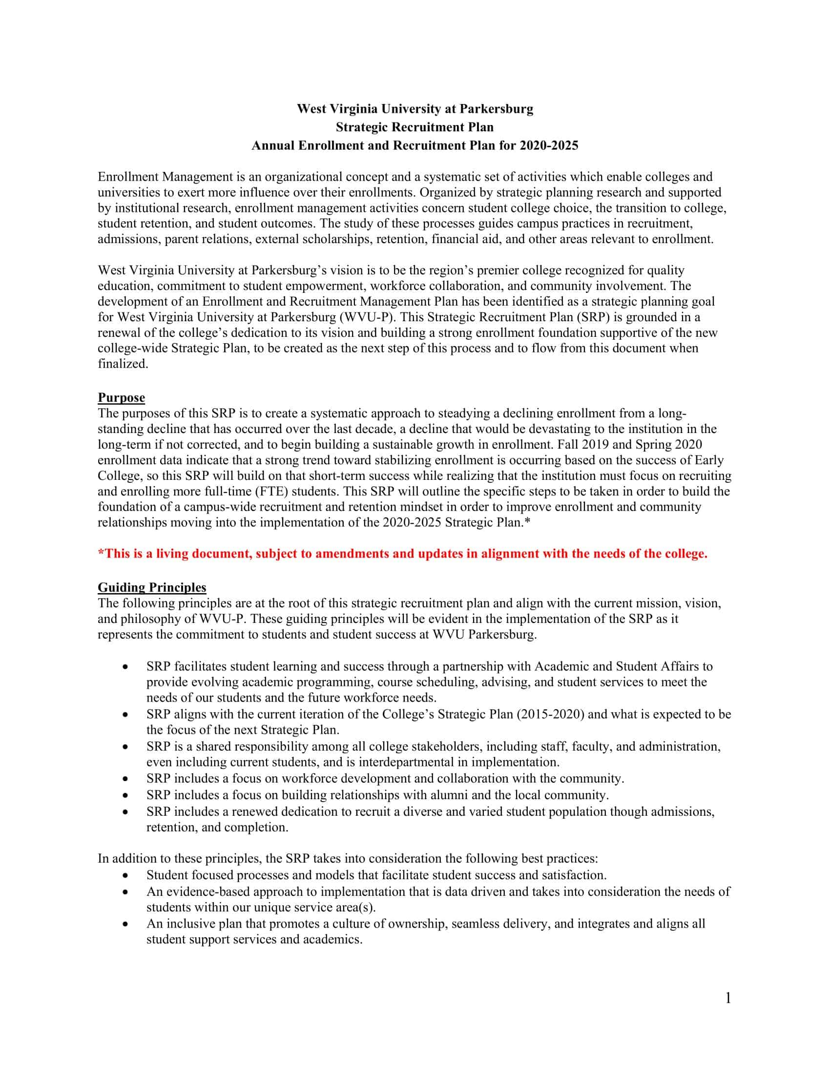 PDF Recruitment Plan Template PDF Recruitment Plan Template