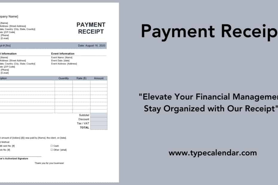Payment Receipt