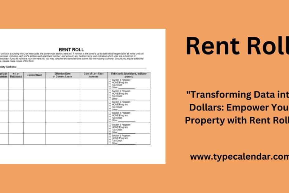 Rent Roll