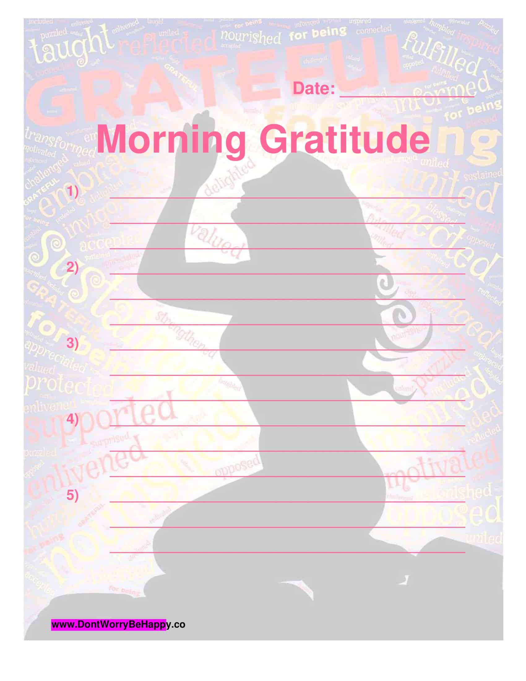 Word Gratitude Journal Word Gratitude Journal