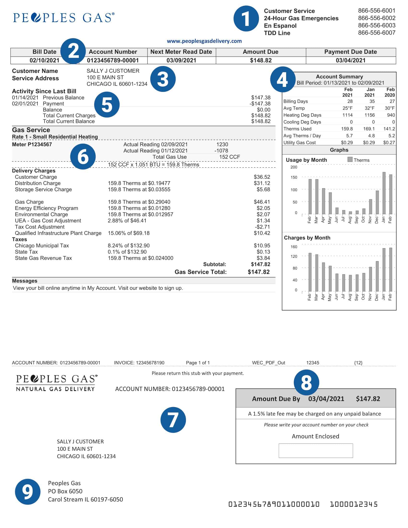 Word Utility Bill Word Utility Bill